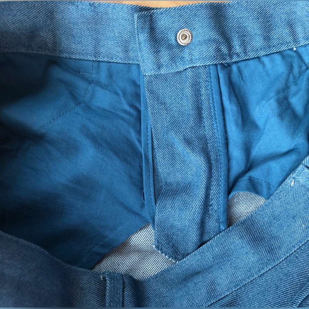Marc Jacobs Light Blue Straight Leg Trouser Jeans 33L - Picture 8 of 9